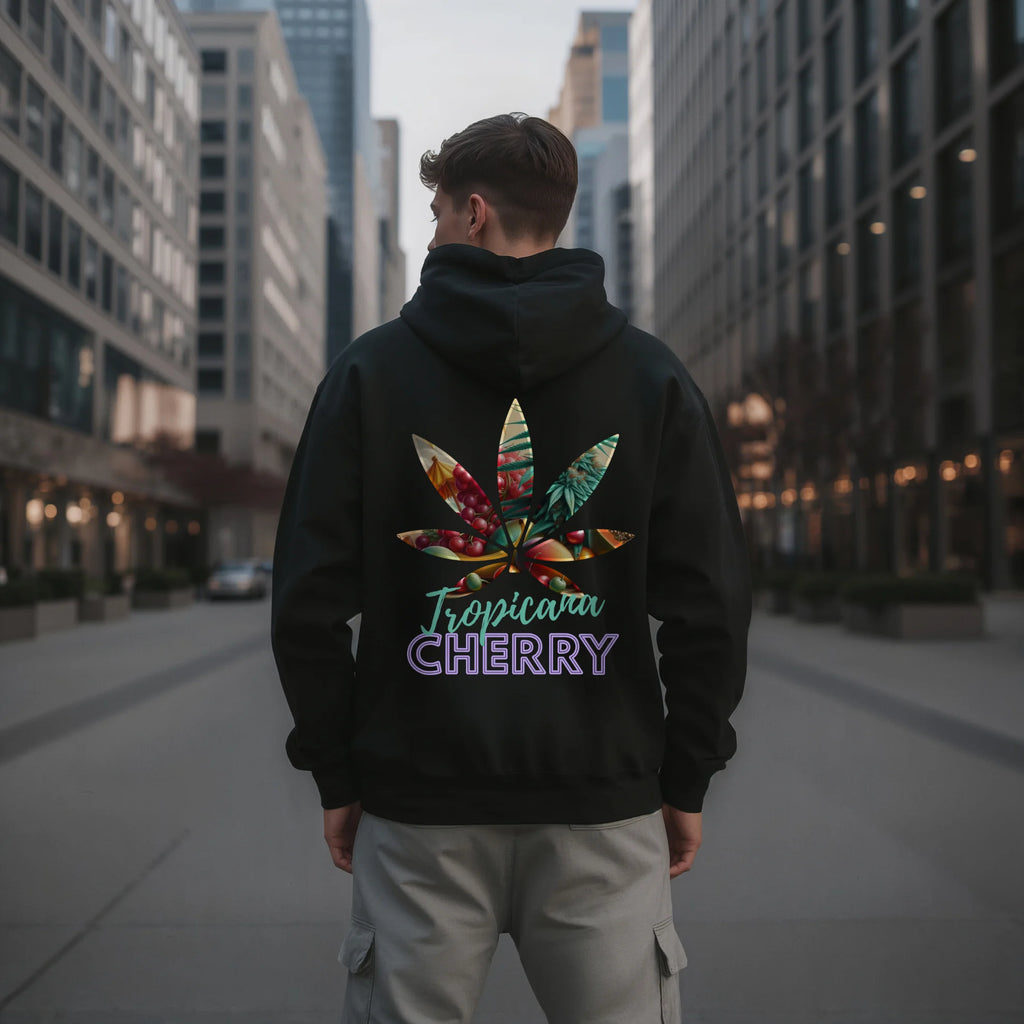 TROPICANA CHERRY Unisex Bio-Hoodie