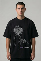 LOVE GROWS II Oversized Unisex Bio T-Shirt