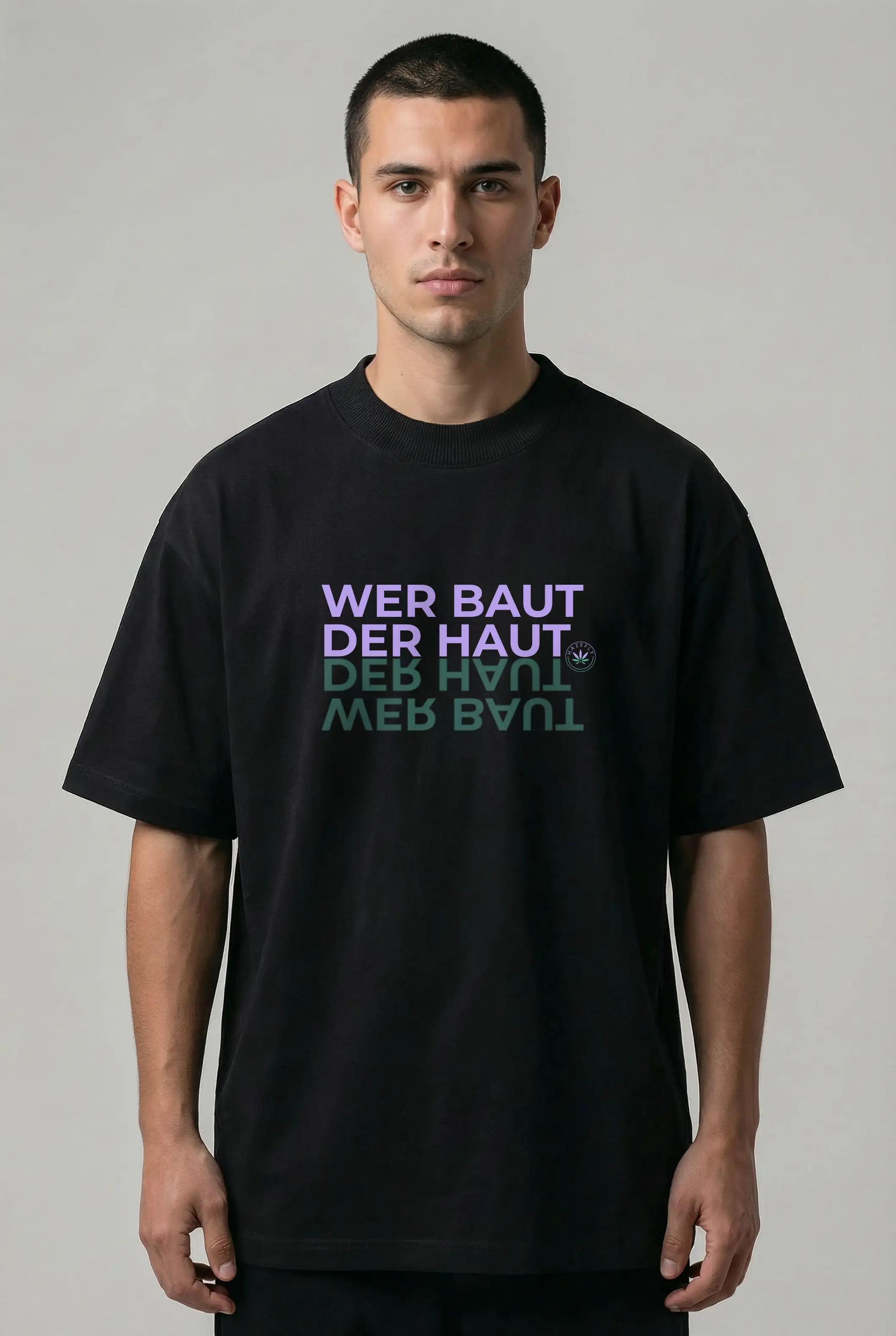 WER BAUT Oversized Unisex Bio T-Shirt