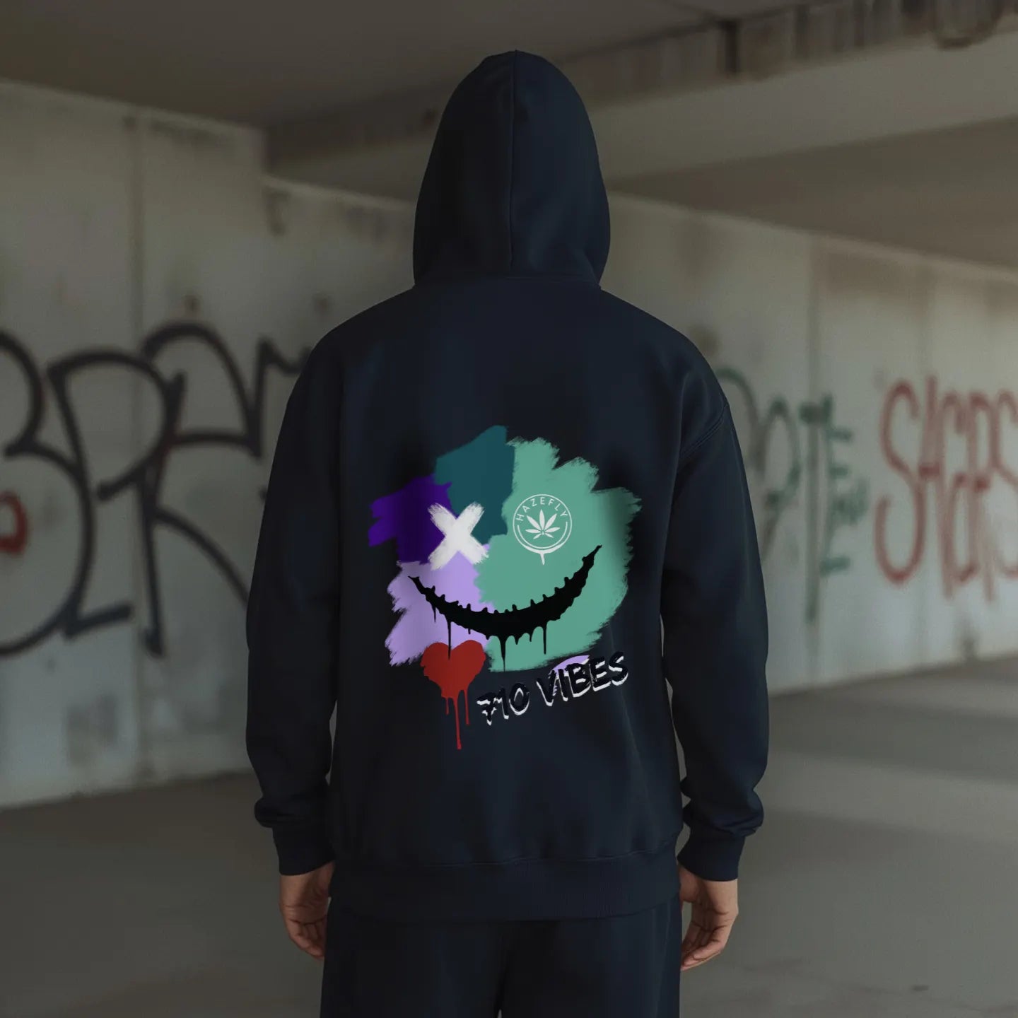 710 VIBES Unisex Bio-Kapuzenjacke