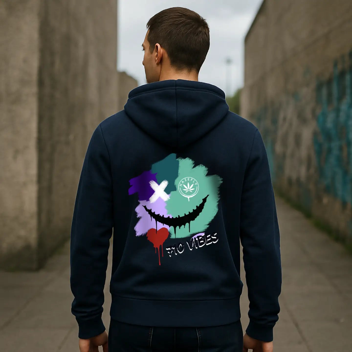710 VIBES Unisex Premium Kapuzenjacke