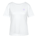 HAZEFLY LOGO MAUVE Relaxed Frauen Bio-T-Shirt