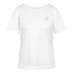 LOGO MAUVE Relaxed Frauen Bio-T-Shirt