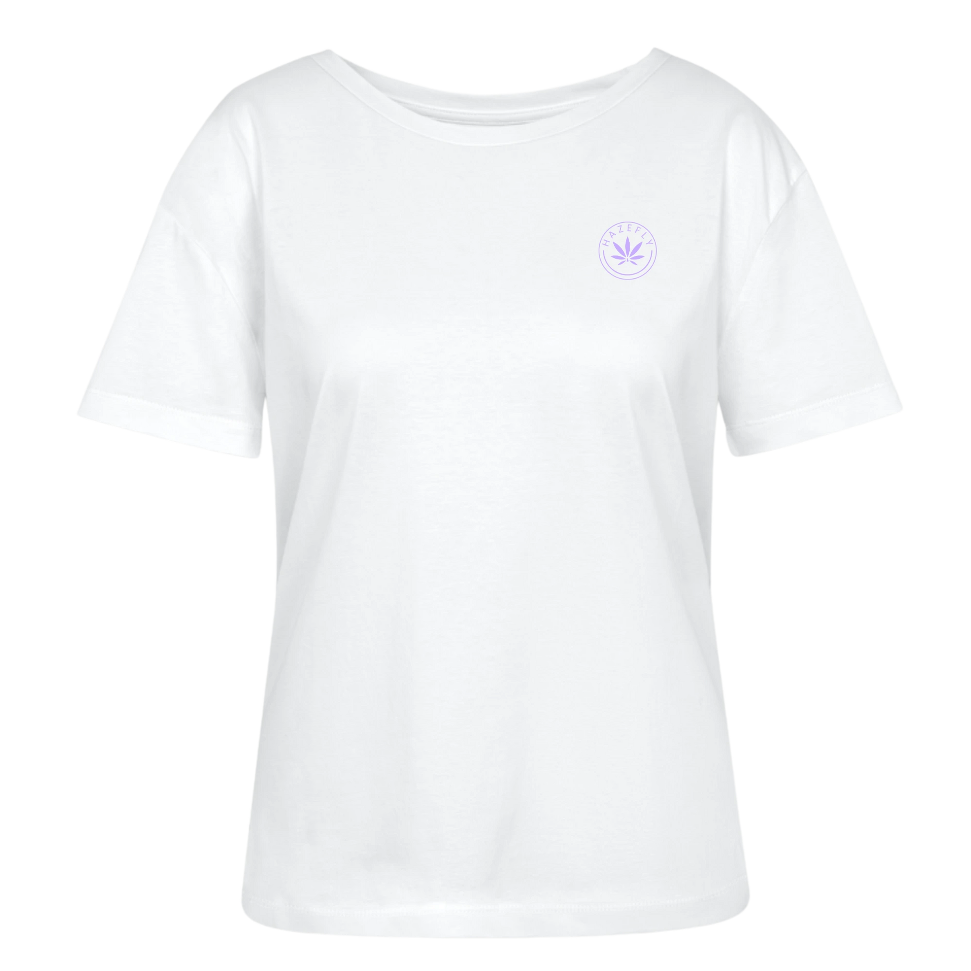 LOGO MAUVE Relaxed Frauen Bio-T-Shirt