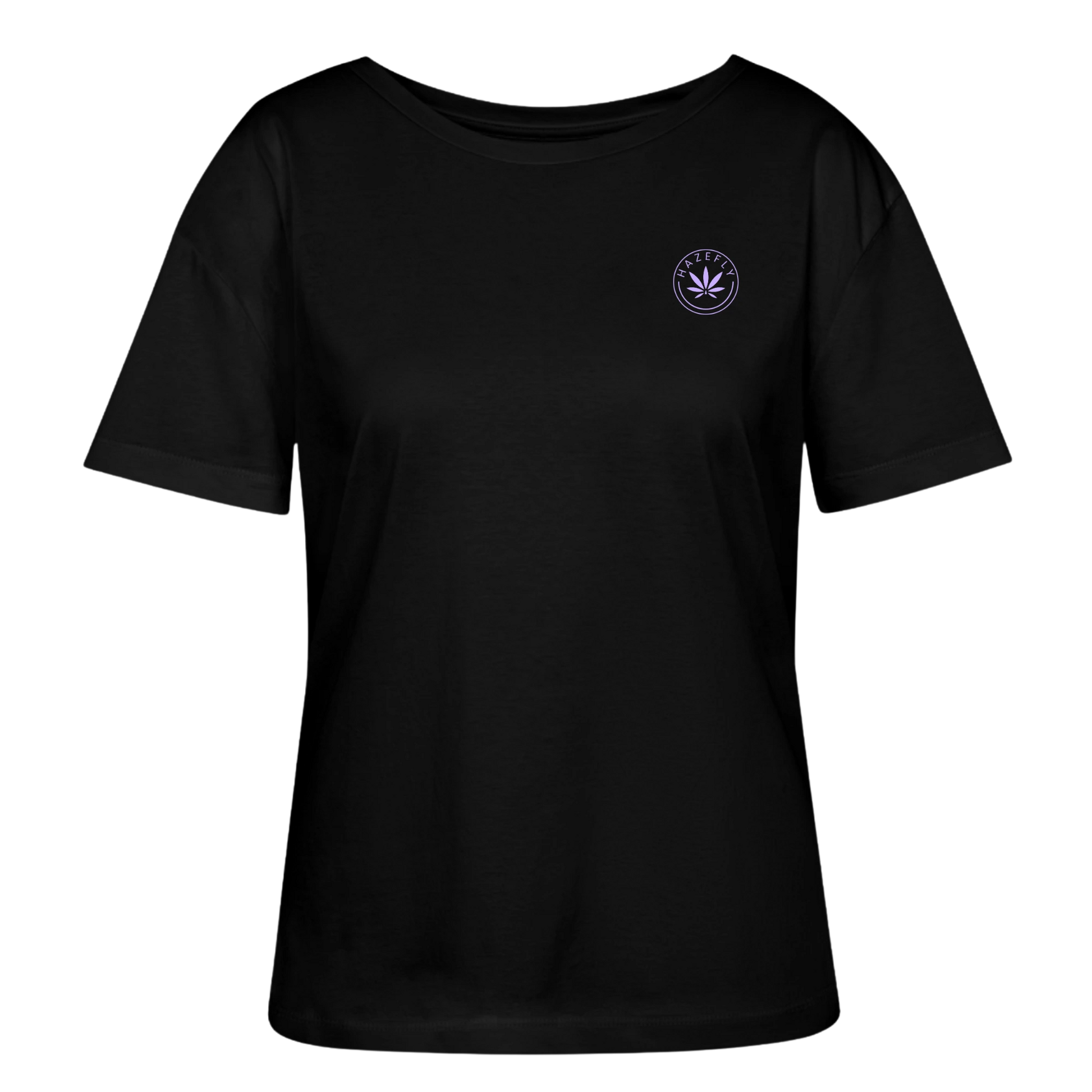 LOGO MAUVE Relaxed Frauen Bio-T-Shirt