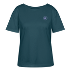 LOGO MAUVE Relaxed Frauen Bio-T-Shirt