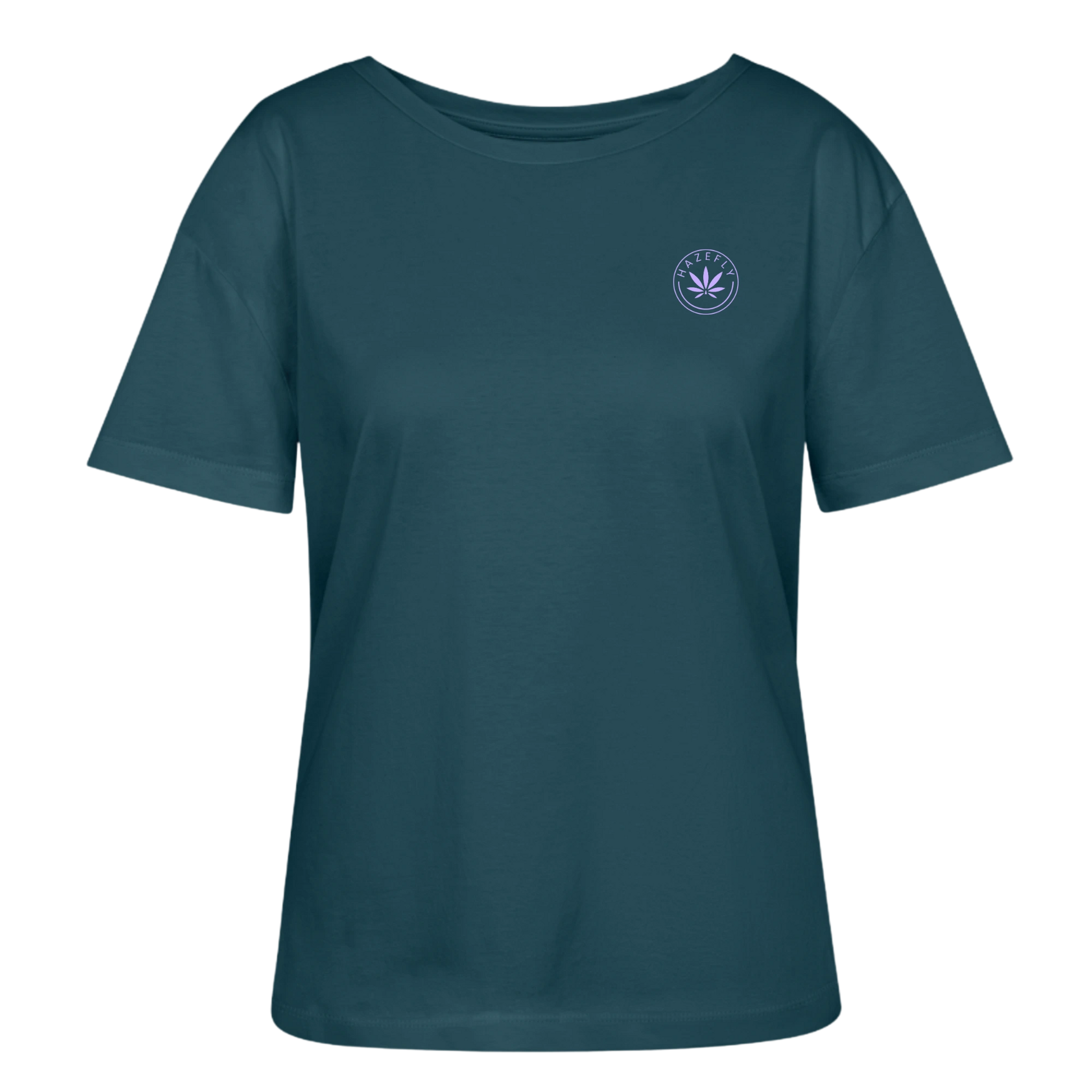 LOGO MAUVE Relaxed Frauen Bio-T-Shirt