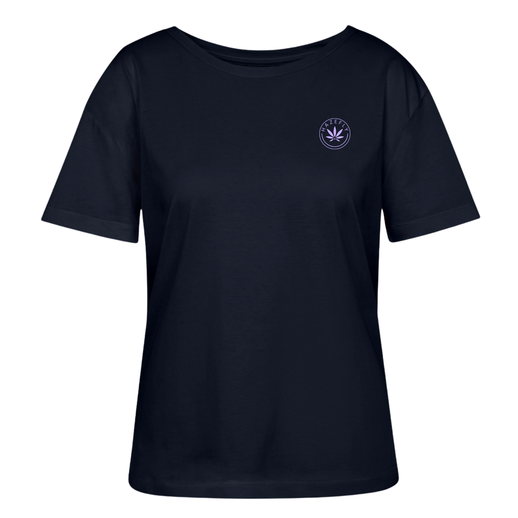 LOGO MAUVE Relaxed Frauen Bio-T-Shirt