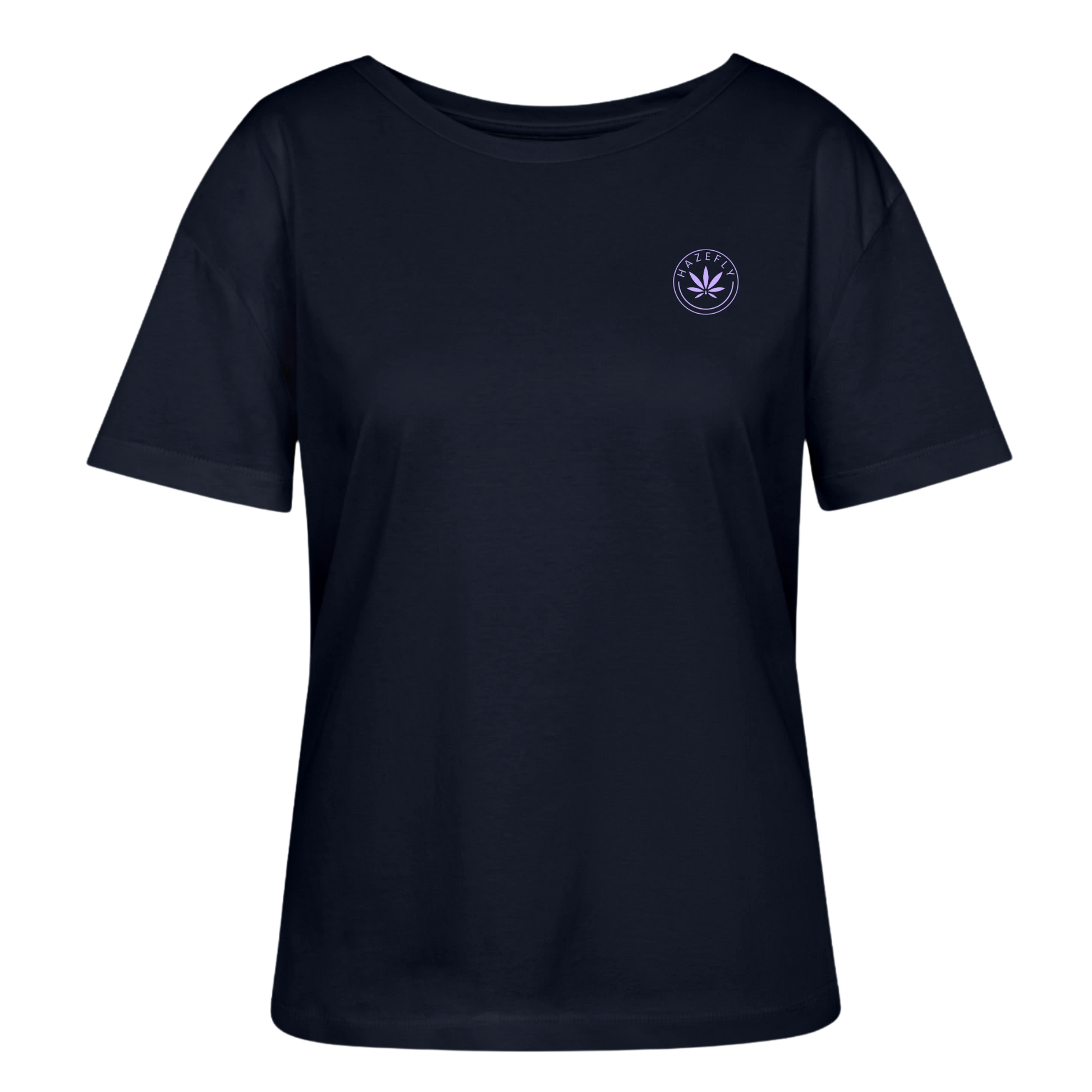 LOGO MAUVE Relaxed Frauen Bio-T-Shirt