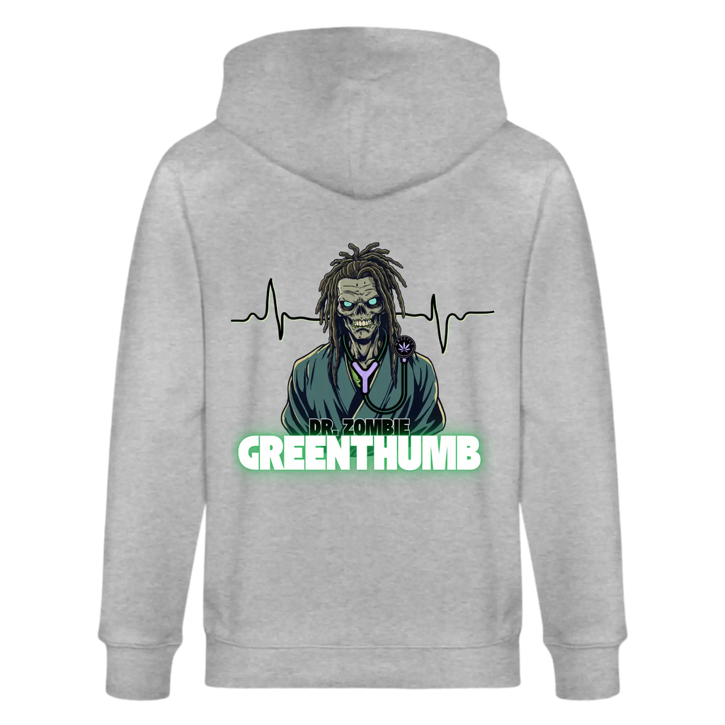 DR. ZOMBIE Unisex Bio-Kapuzenjacke
