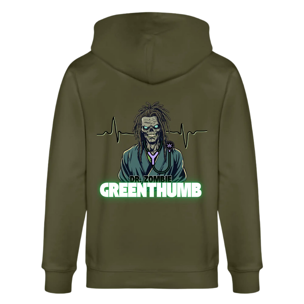 DR. ZOMBIE Unisex Bio-Kapuzenjacke
