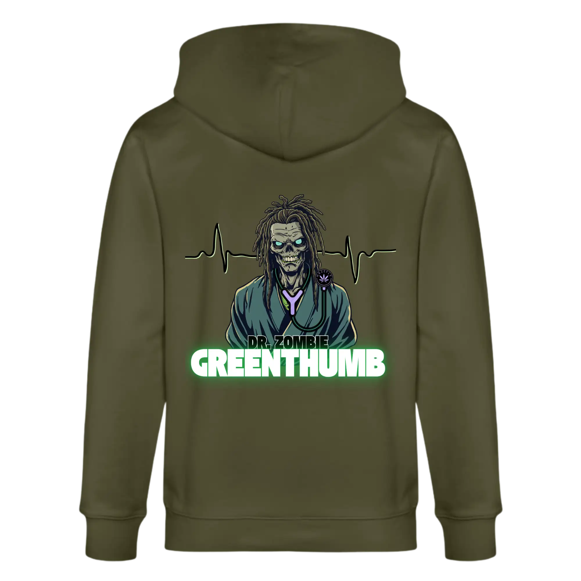 DR. ZOMBIE Unisex Bio-Kapuzenjacke