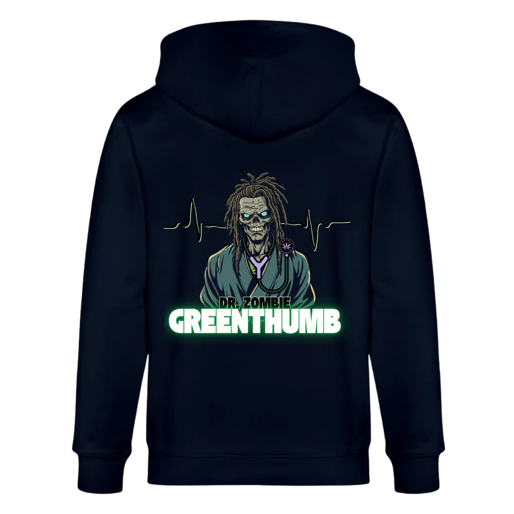 DR. ZOMBIE Unisex Bio-Kapuzenjacke