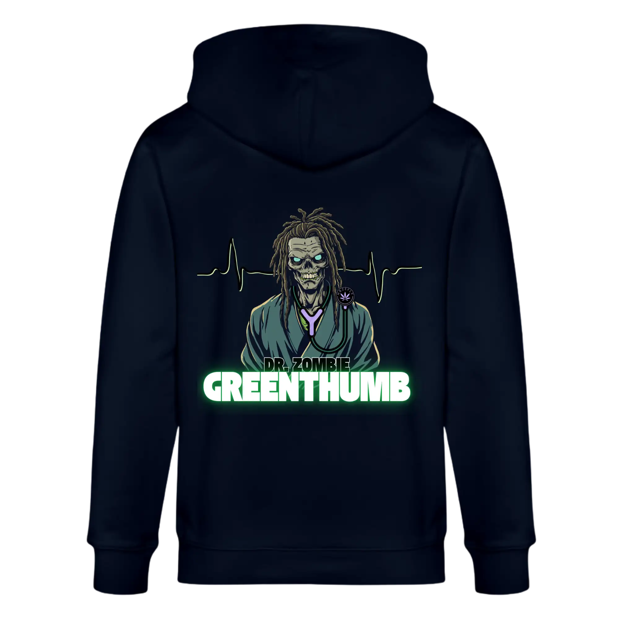 DR. ZOMBIE Unisex Bio-Kapuzenjacke