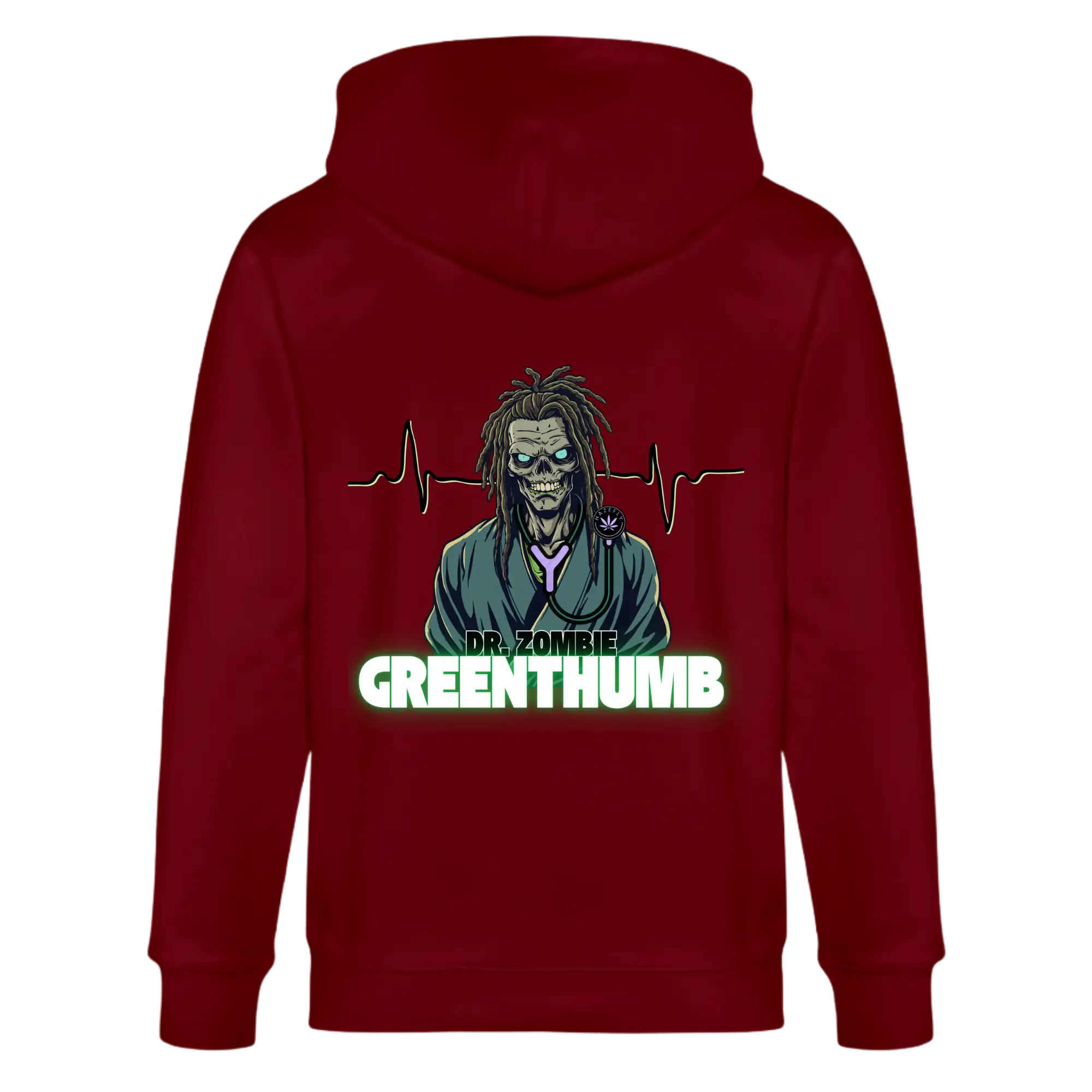 DR. ZOMBIE Unisex Bio-Kapuzenjacke
