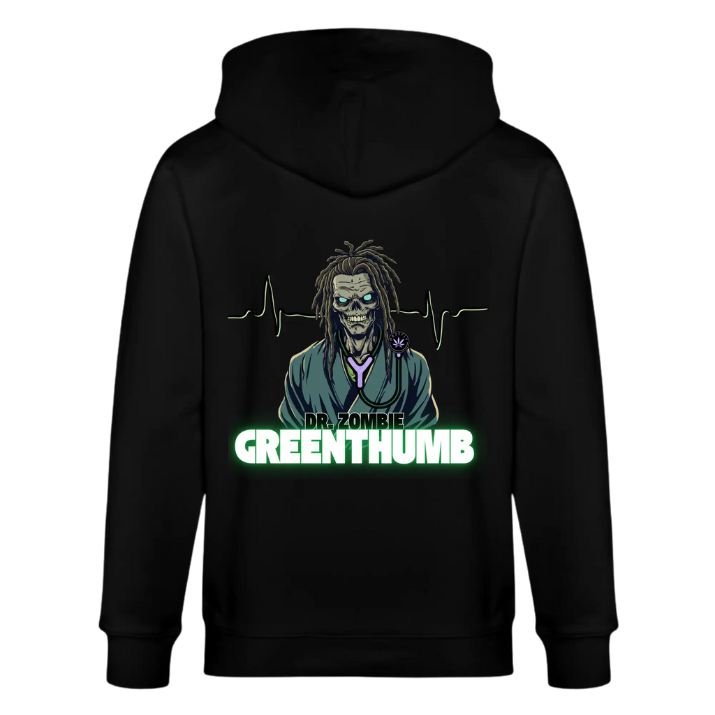 DR. ZOMBIE Unisex Bio-Kapuzenjacke