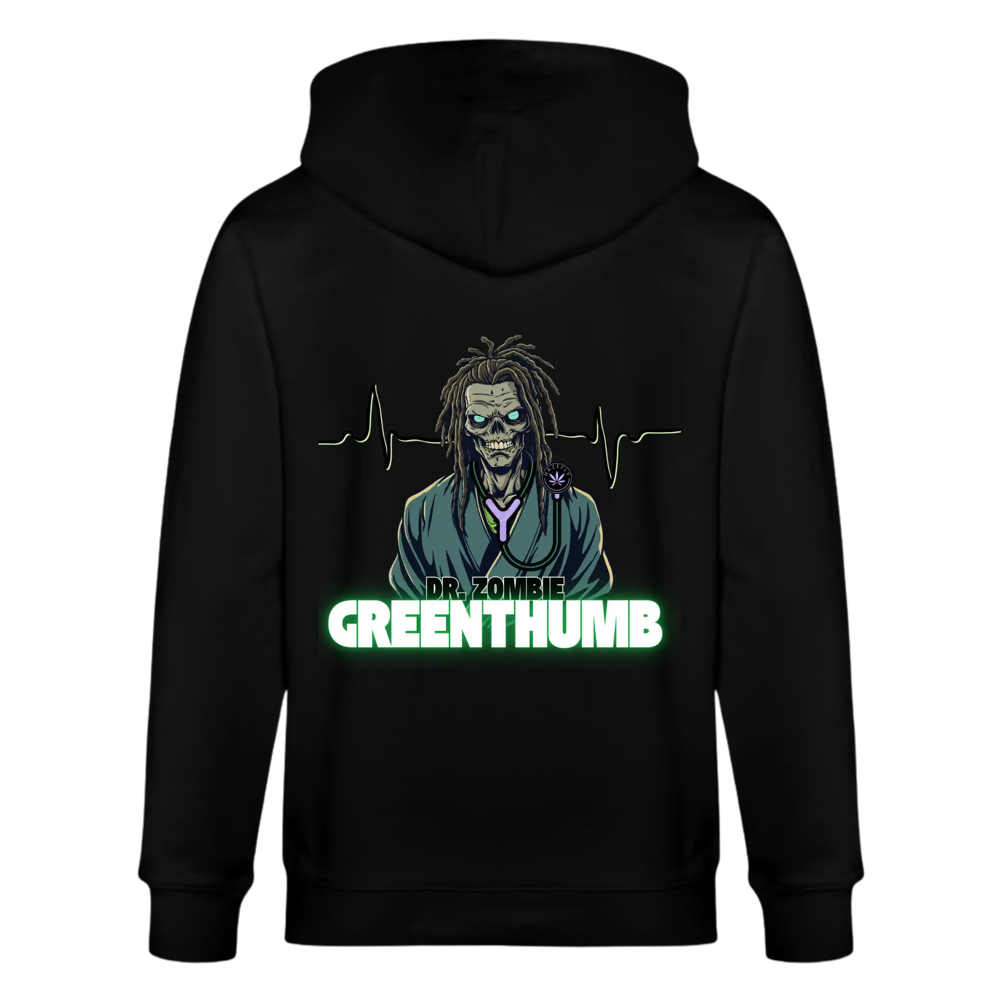 DR. ZOMBIE Unisex Bio-Kapuzenjacke