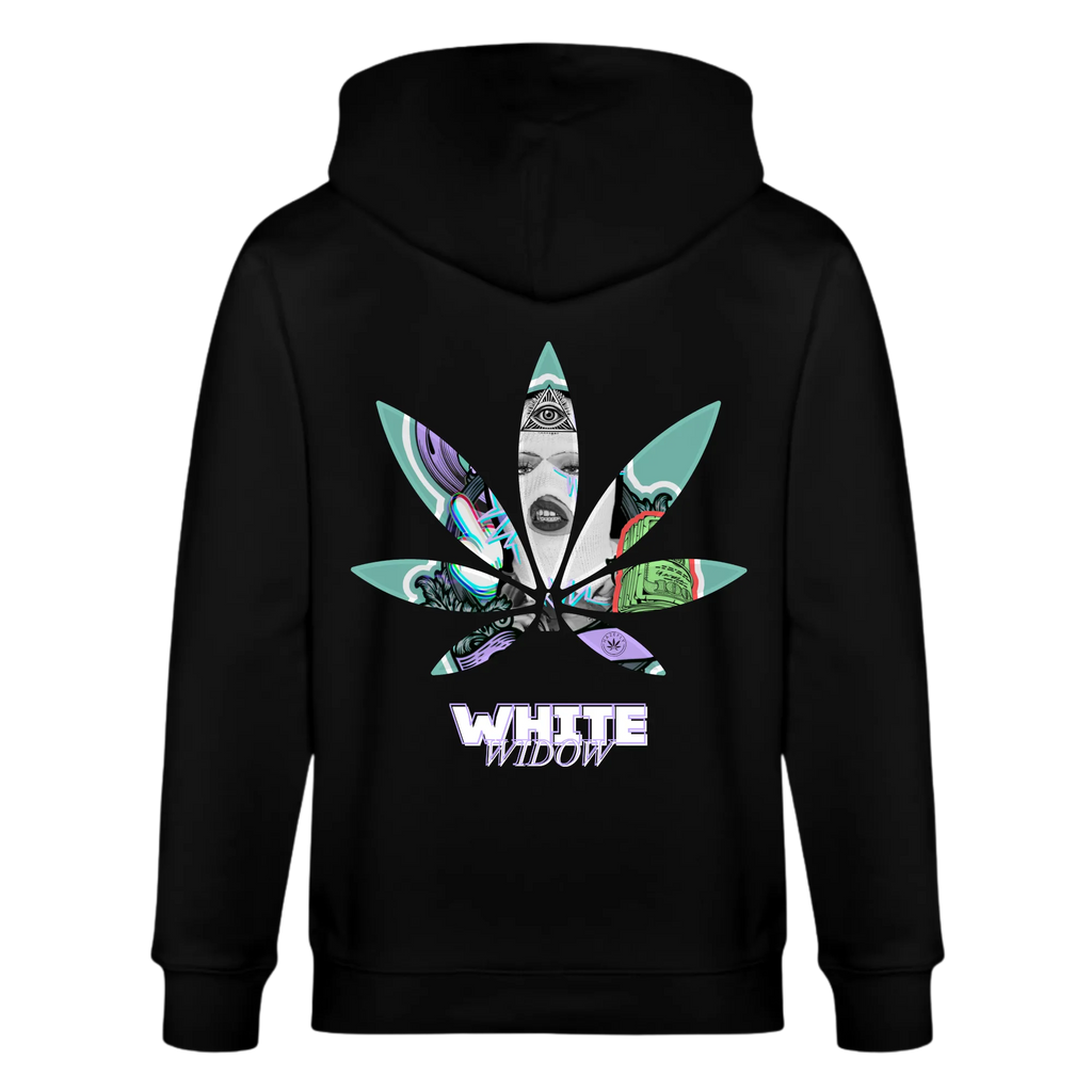 WHITE WIDOW Unisex Bio-Kapuzenjacke