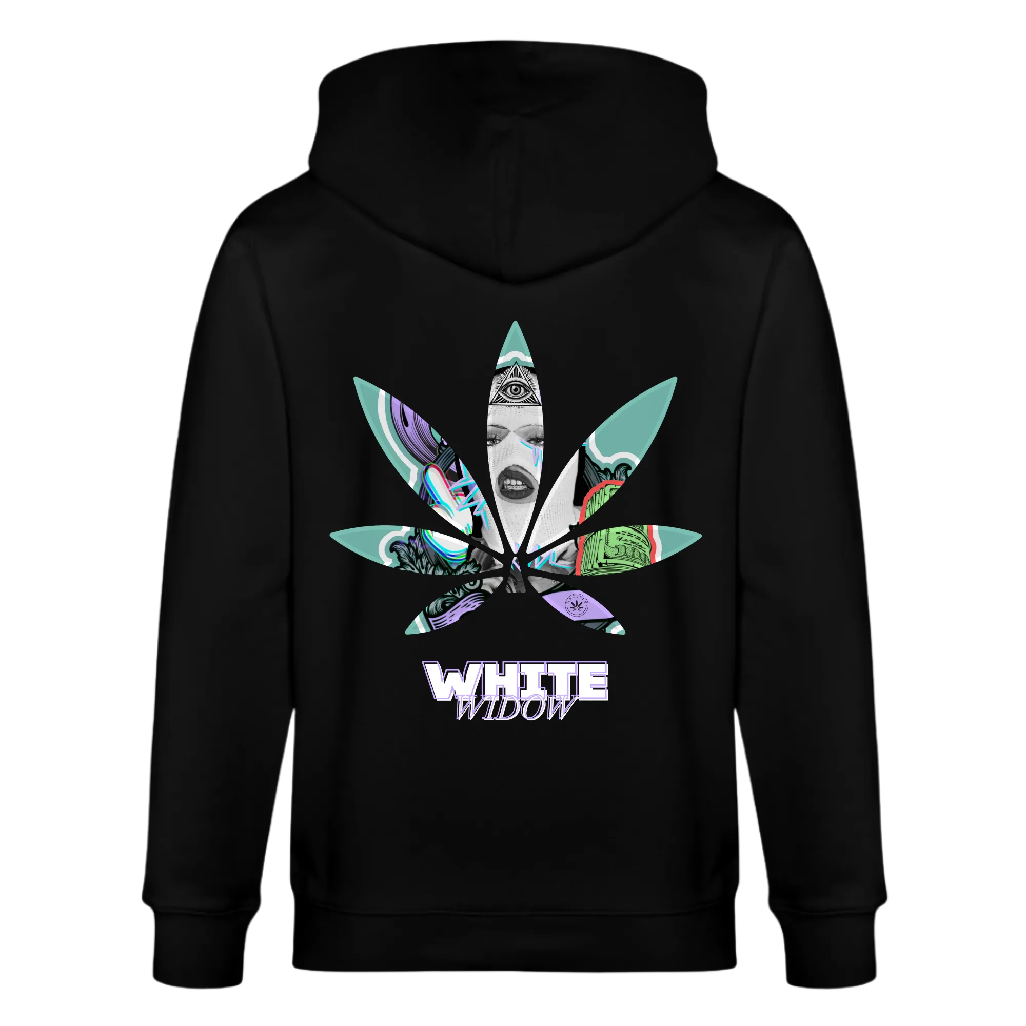 WHITE WIDOW Unisex Bio-Kapuzenjacke