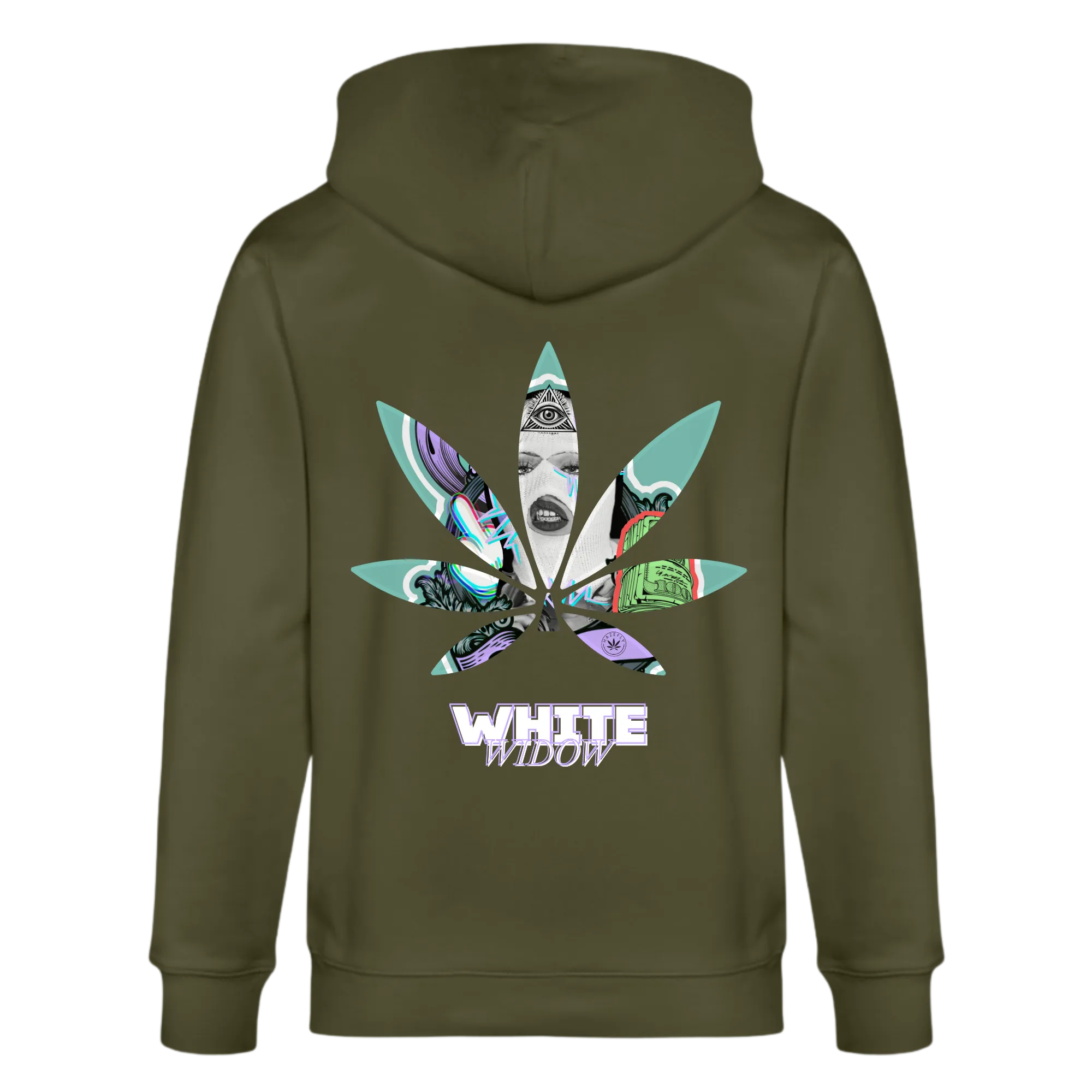 WHITE WIDOW Unisex Bio-Kapuzenjacke