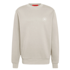 HAZEFLY LOGO WHITE Organic Relaxed Crew Neck