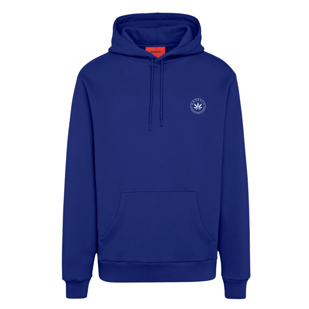 HAZEFLY LOGO WHITE Organic Relaxed Hoodie