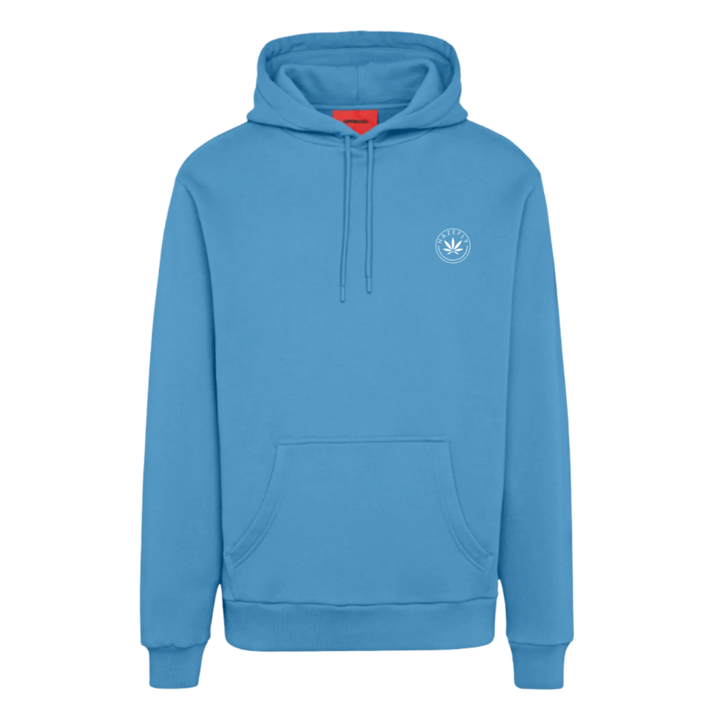 HAZEFLY LOGO WHITE Organic Relaxed Hoodie