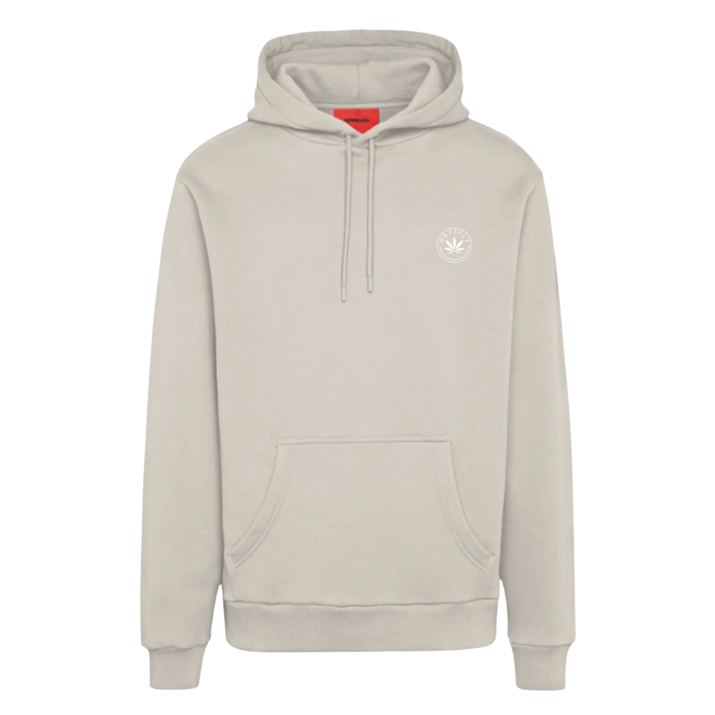HAZEFLY LOGO WHITE Organic Relaxed Hoodie
