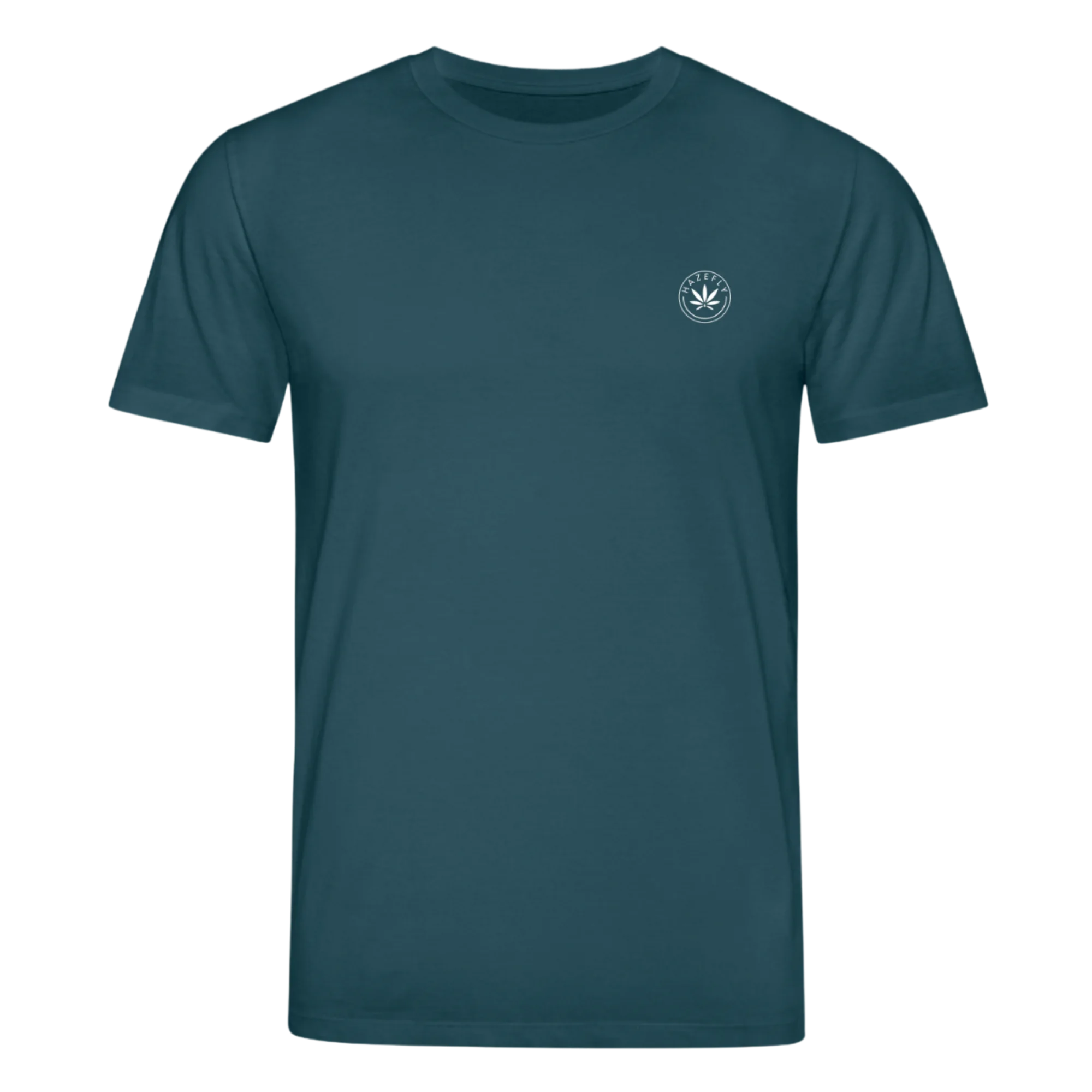 HAZEFLY LOGO WHITE Unisex Bio-T-Shirt