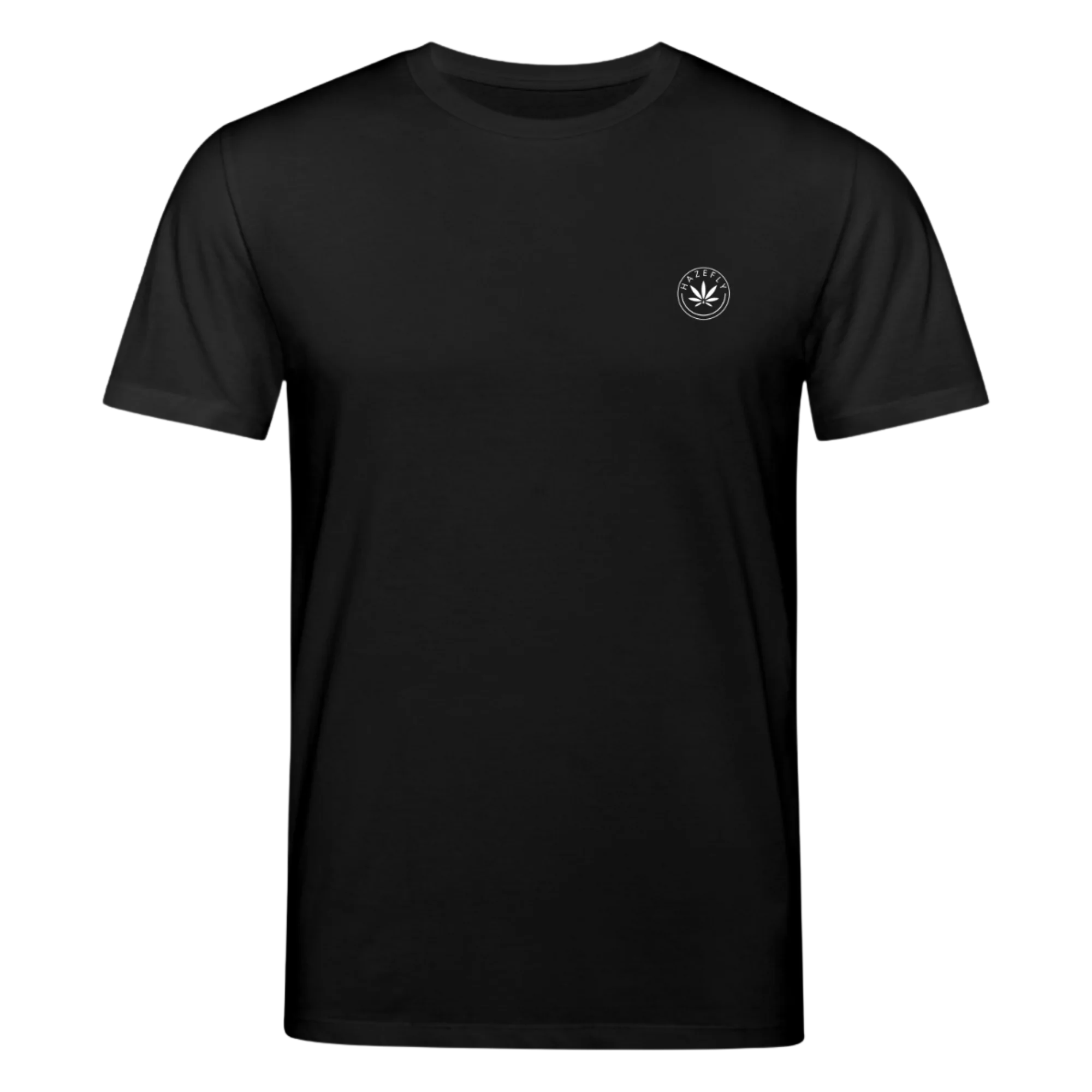 HAZEFLY LOGO WHITE Unisex Bio-T-Shirt