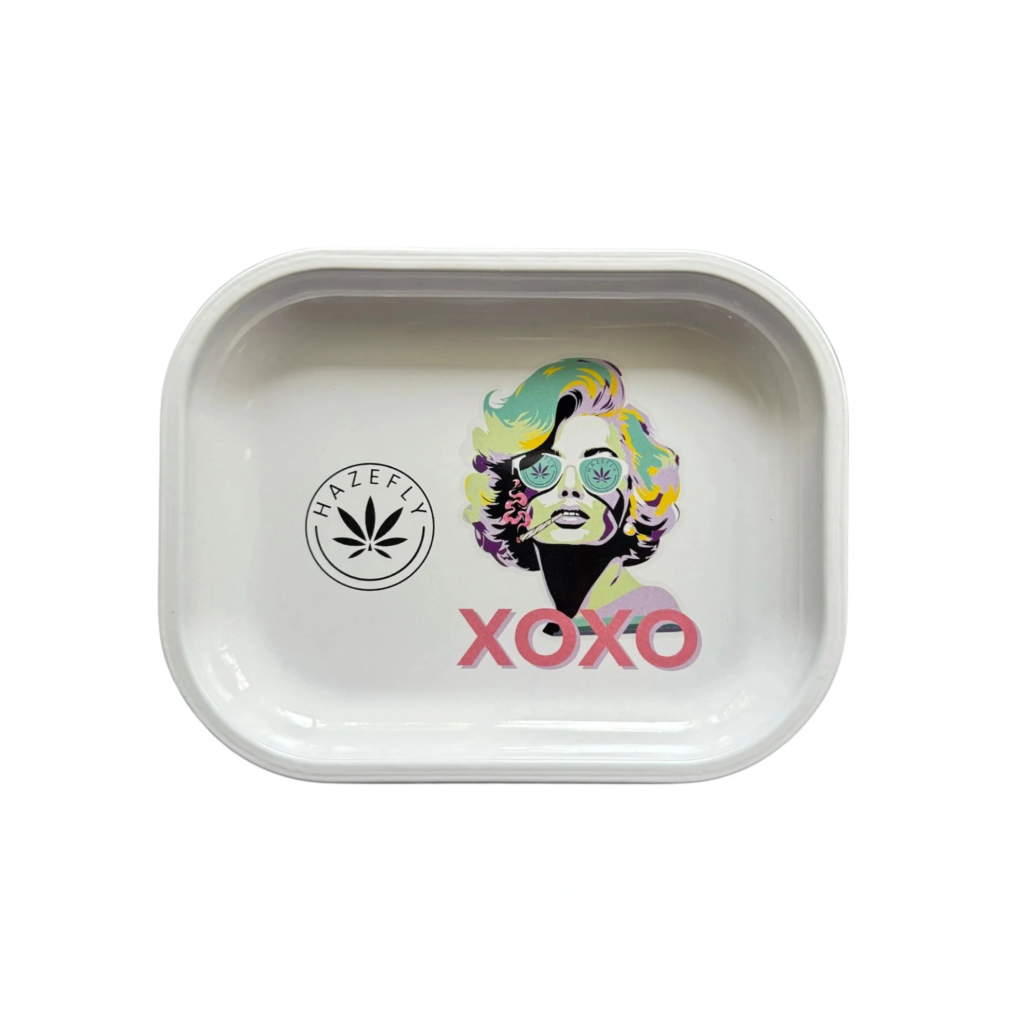 HAZEFLY Tray – Marylin XOXO Metall-Tablett Limited Edition