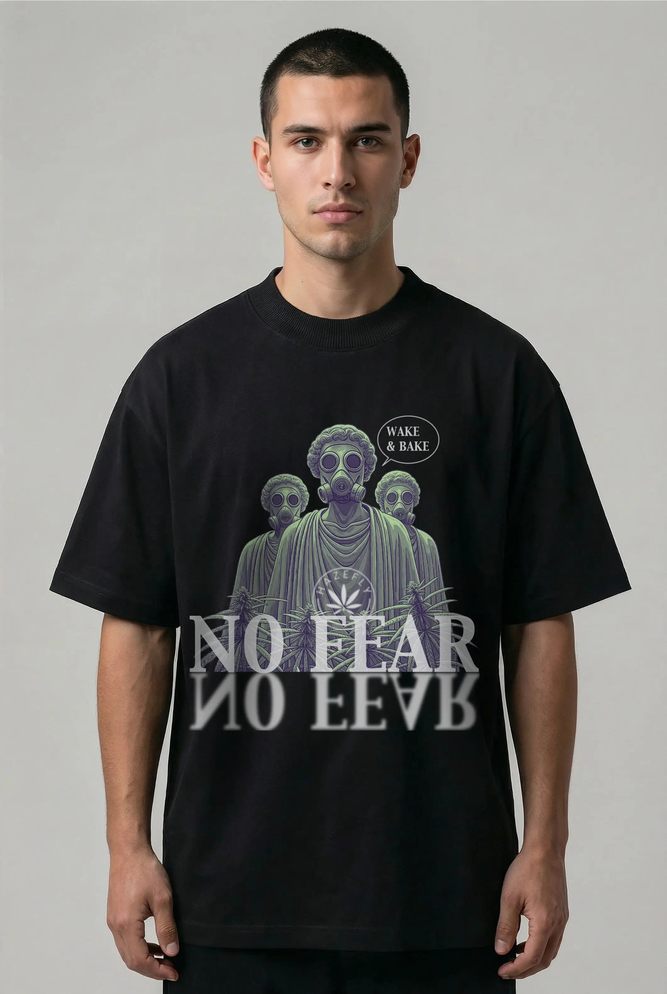 NO FEAR Oversized Unisex Bio T-Shirt