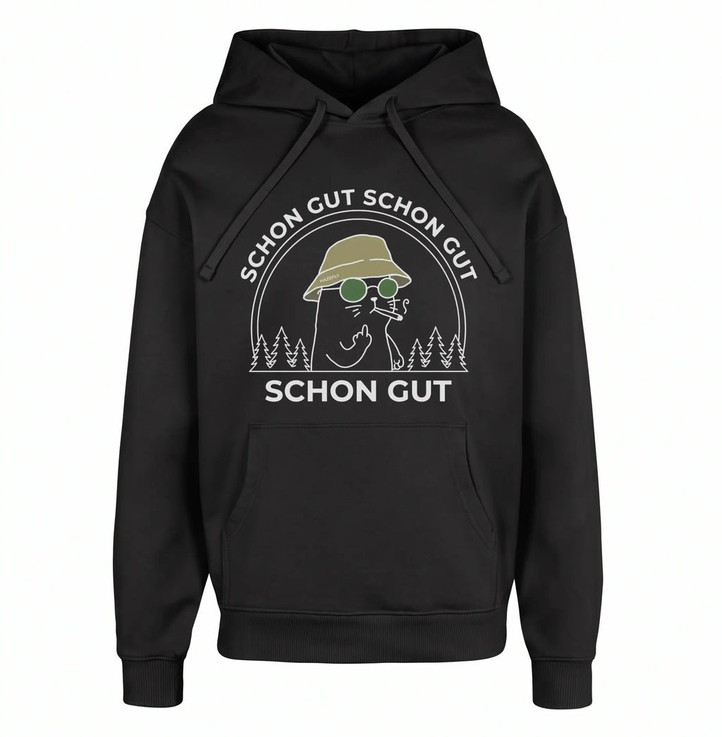 SCHON GUT Oversized Unisex Bio-Hoodie