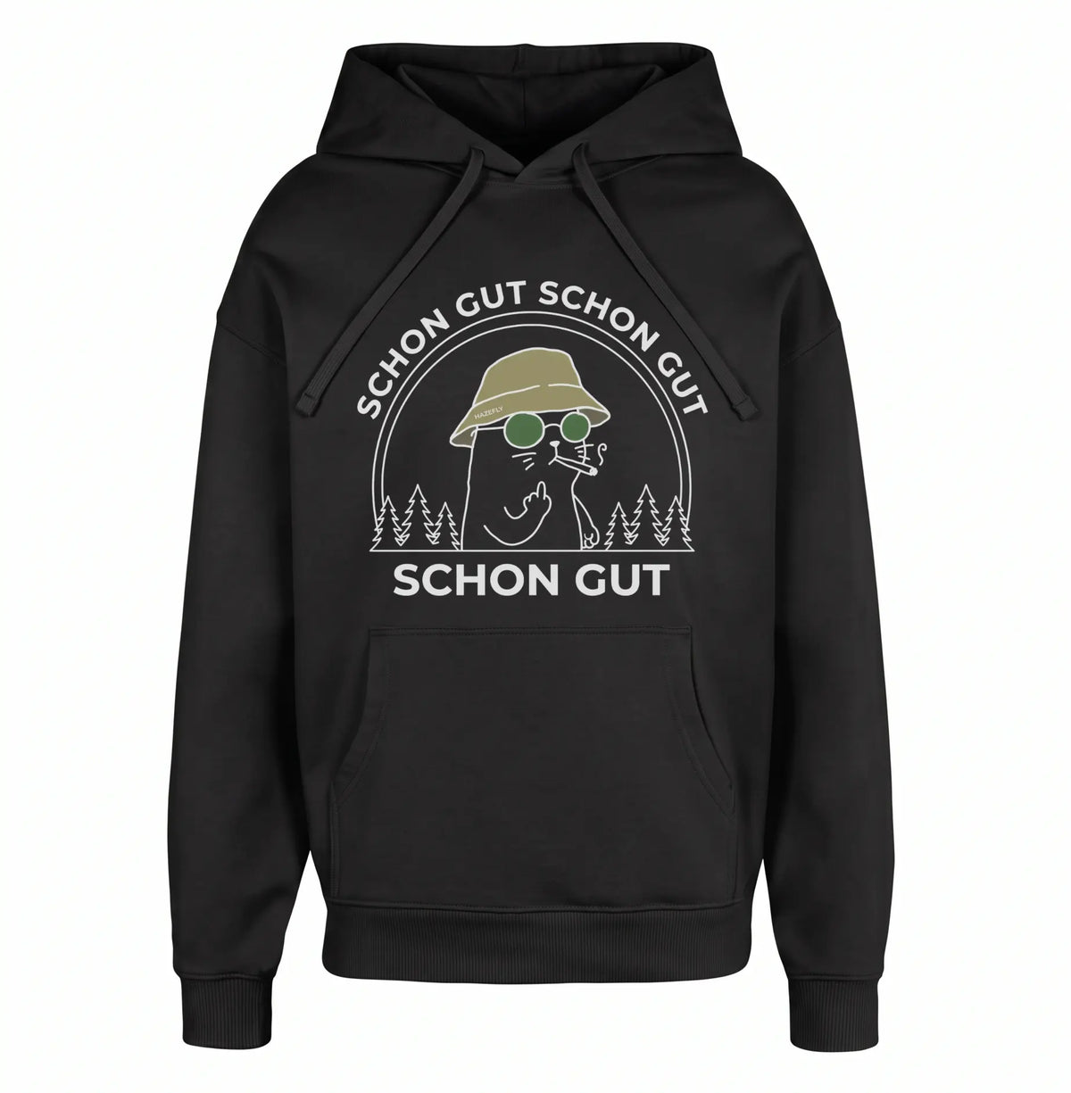 SCHON GUT Oversized Unisex Bio-Hoodie