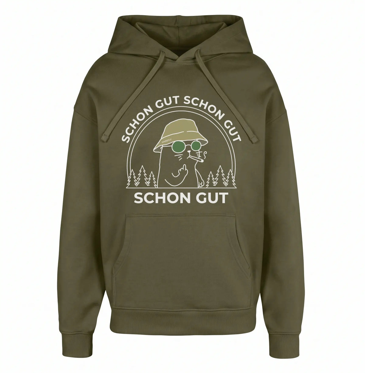 SCHON GUT Oversized Unisex Bio-Hoodie