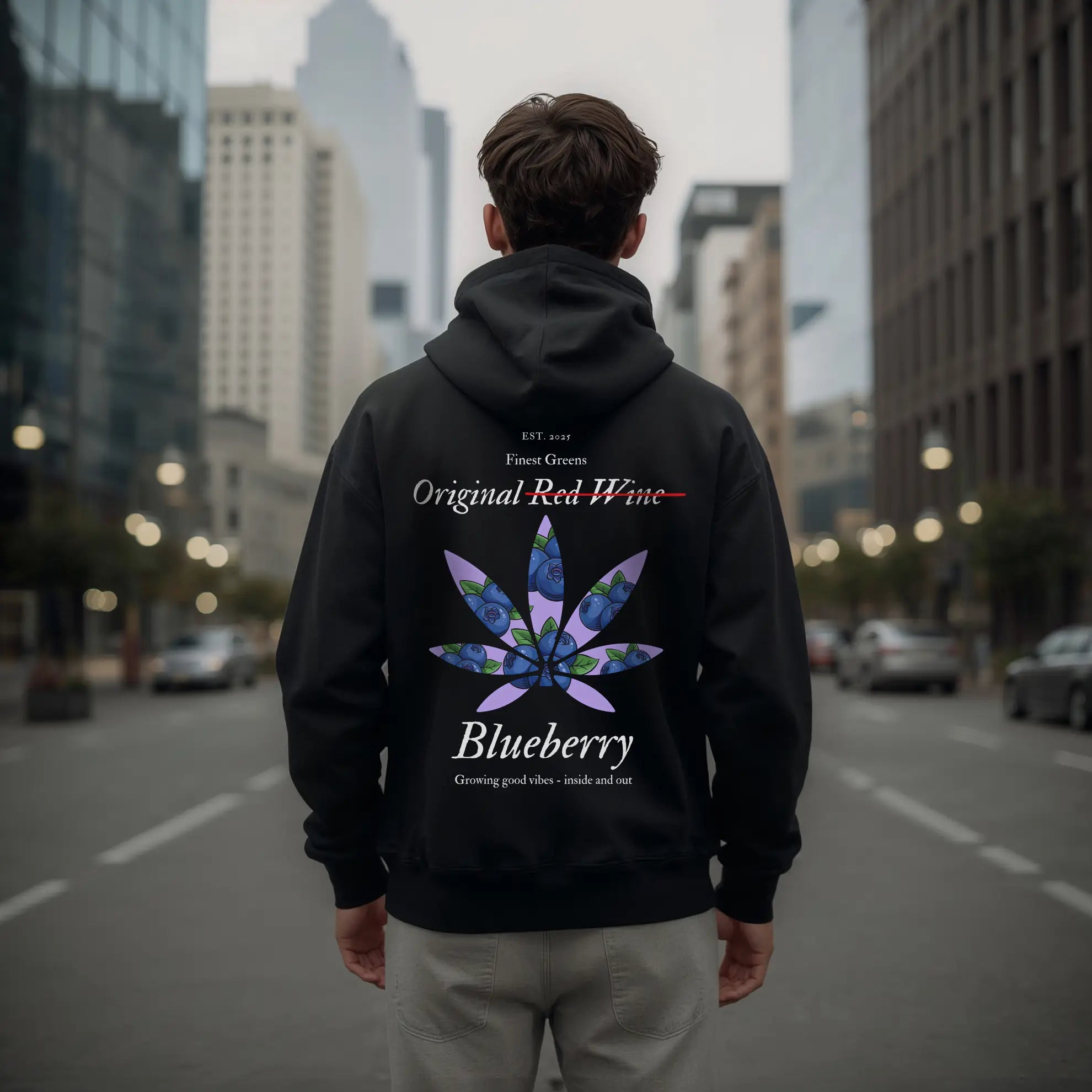 TRUE BERRY Unisex Bio-Kapuzenjacke