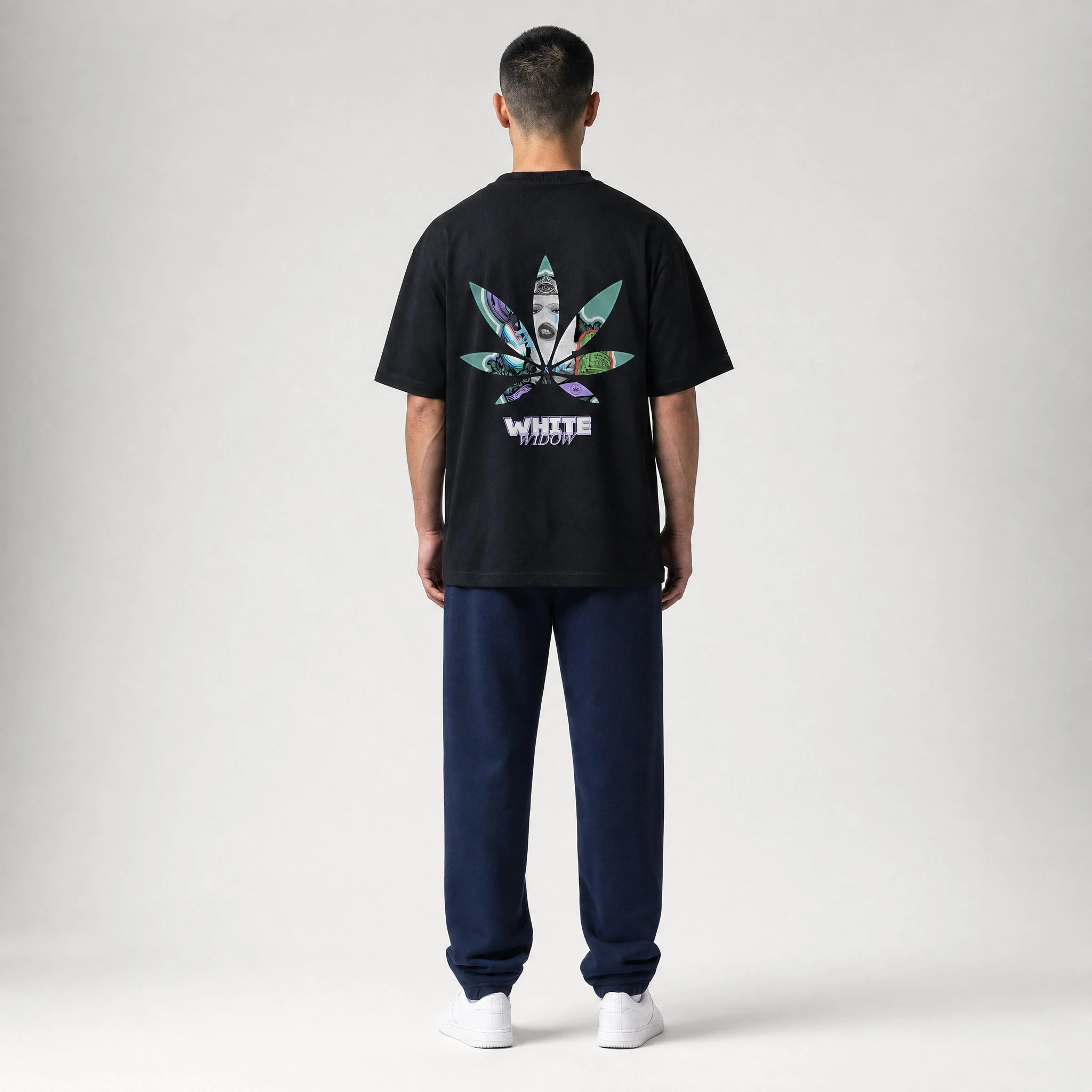 WHITE WIDOW Bundle — Oversized Shirt + Joggers