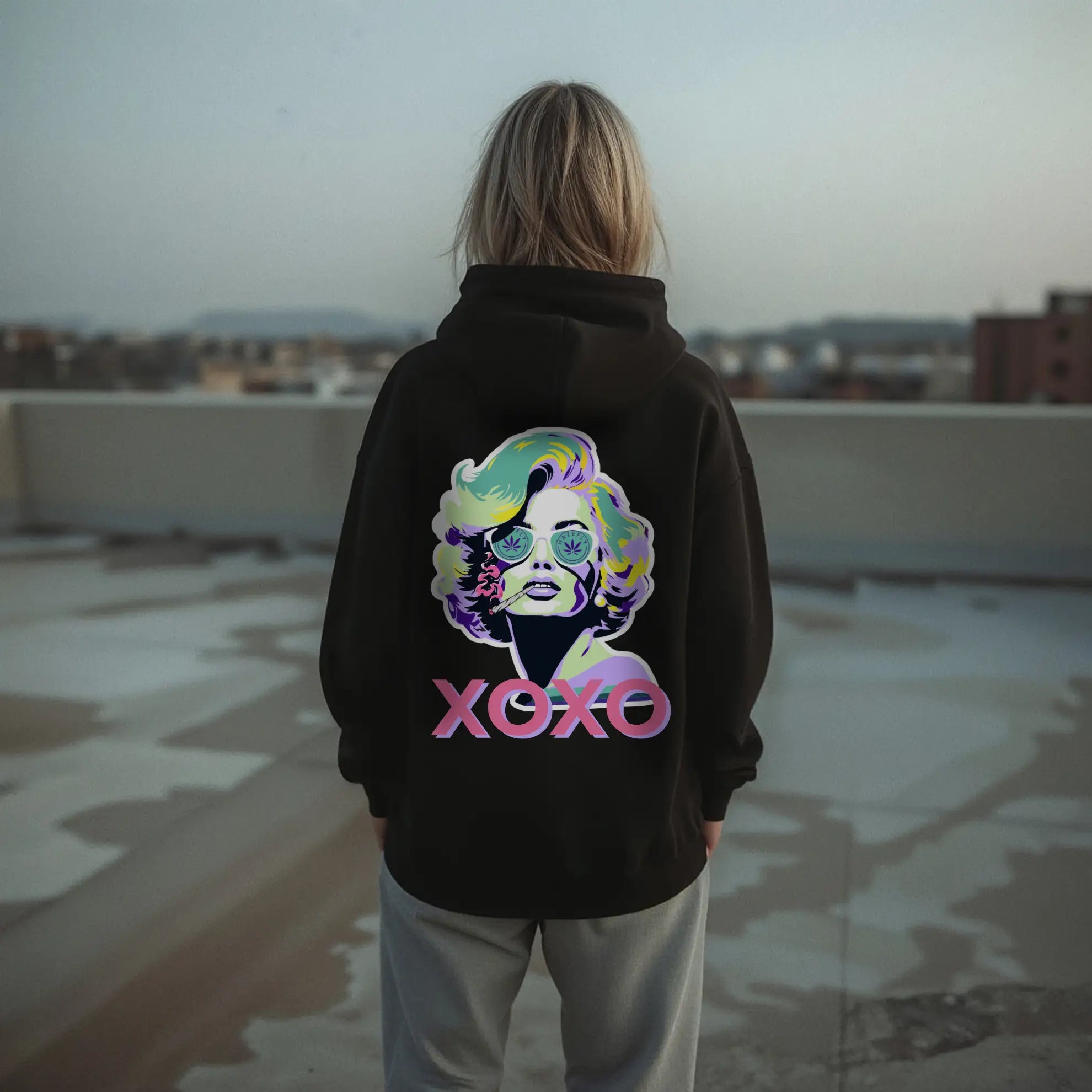 MARYLIN XOXO Unisex Bio-Kapuzenjacke